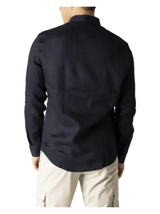 Armani Exchange Herren Langarmhemd Baumwolle