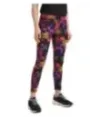 Desigual bunte Blumen Leggings schwarz