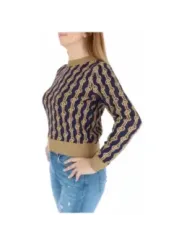 Pinko 242908 Goldene Kettendesign Pullover