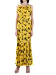 Michael Kors Damen Kleid Gelb | online kaufen