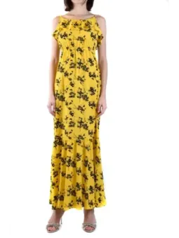 Michael Kors Damen Kleid Gelb | online kaufen