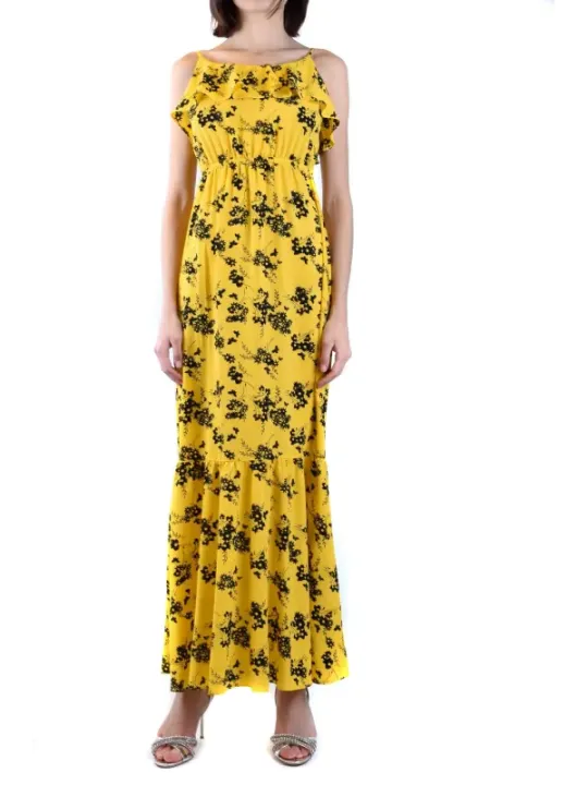 Michael Kors Damen Kleid Gelb | online kaufen