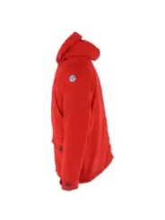 Rote North Sails Fleecejacke mit Kapuze