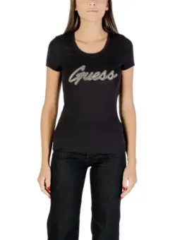 Guess Damen T-Shirt Schwarz | online kaufen