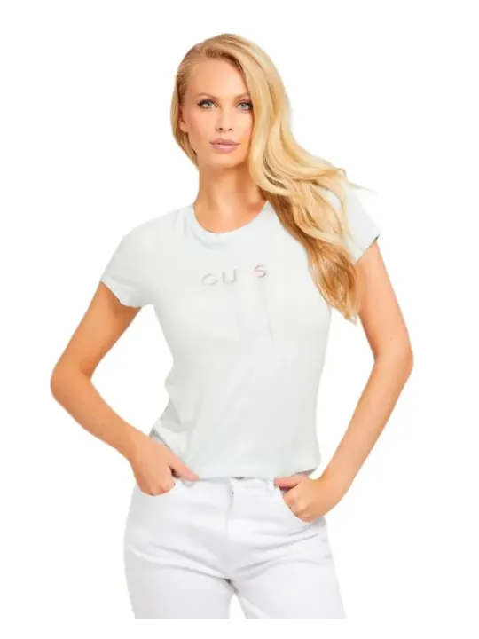 Weiße Guess T-Shirt und Hose