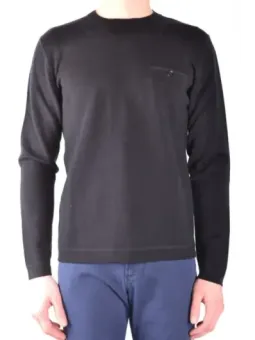 Paolo Pecora Herren Pullover Schwarz | online kaufen