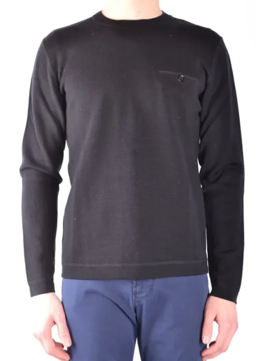 Paolo Pecora Herren Pullover Schwarz | online kaufen