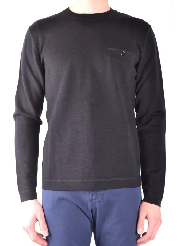 Paolo Pecora Herren Pullover Schwarz | online kaufen
