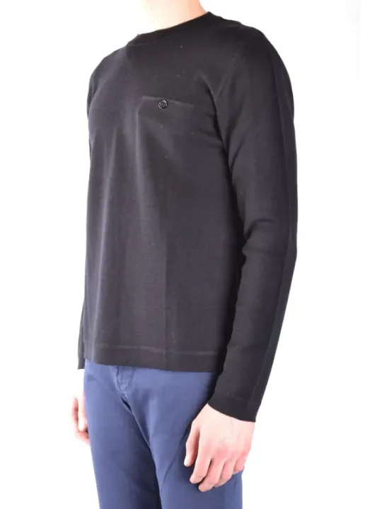 Paolo Pecora Herren Pullover Schwarz | online kaufen