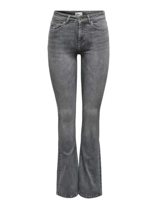 Schlanke, graue Cropped Jeans Only