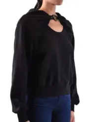 Versace Jeans Couture Damen Fleece Schwarz | online kaufen