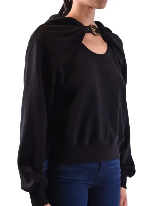 Versace Jeans Couture Damen Fleece Schwarz | online kaufen