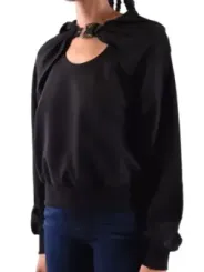 Versace Jeans Couture Damen Fleece Schwarz | online kaufen