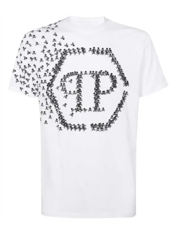 Philipp Plein Herren T-Shirt Weiß | online kaufen