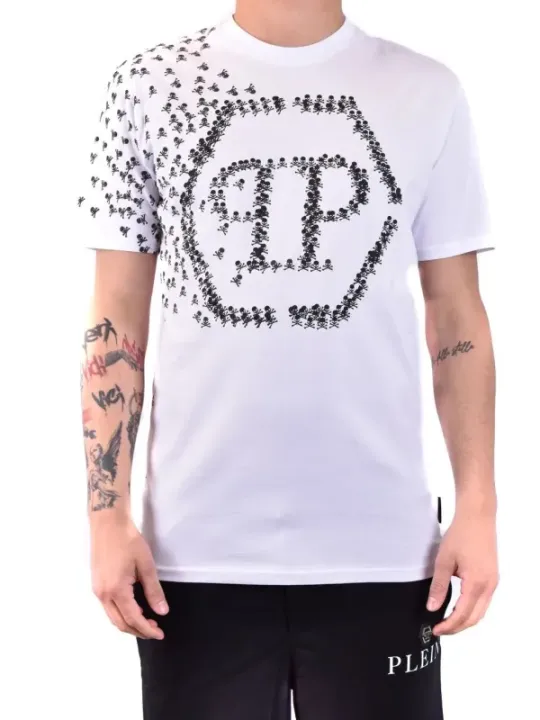 Philipp Plein Herren T-Shirt Weiß | online kaufen