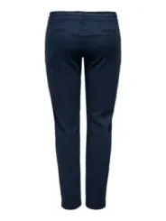 Dunkle Stretch-Twill-Hosen Damen