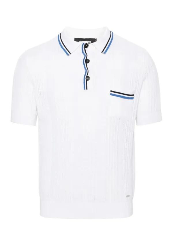 Dsquared2 Herren Polo Weiß | online kaufen