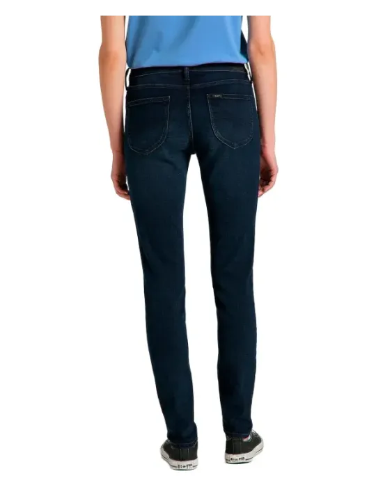 Mittelblaue Lee Slim-Fit-Jeans