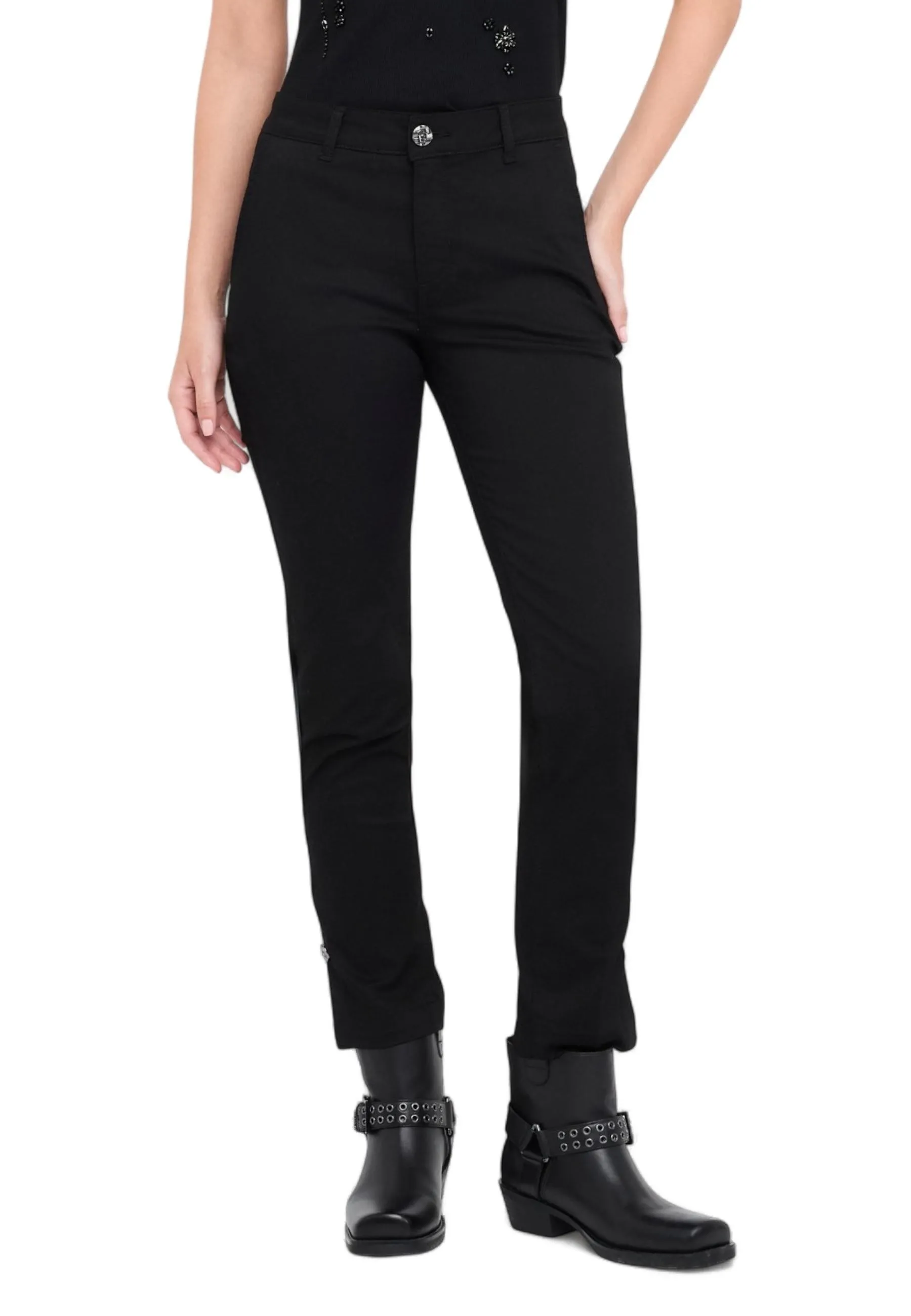 Liu Jo Damen Hose Schwarz 490767