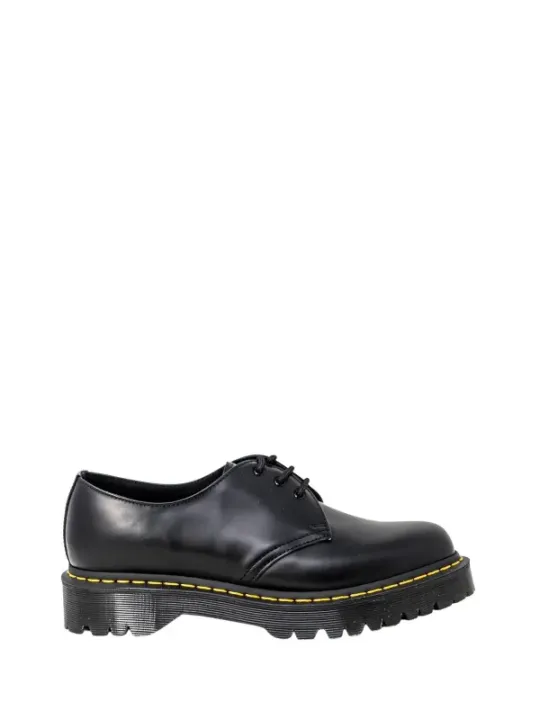 Schwarze Dr. Martens Lederstiefel