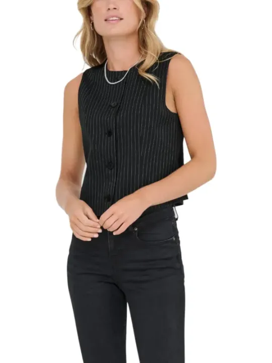 Only Damen Weste Schwarz | online kaufen