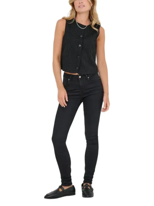 Only Damen Weste Schwarz | online kaufen