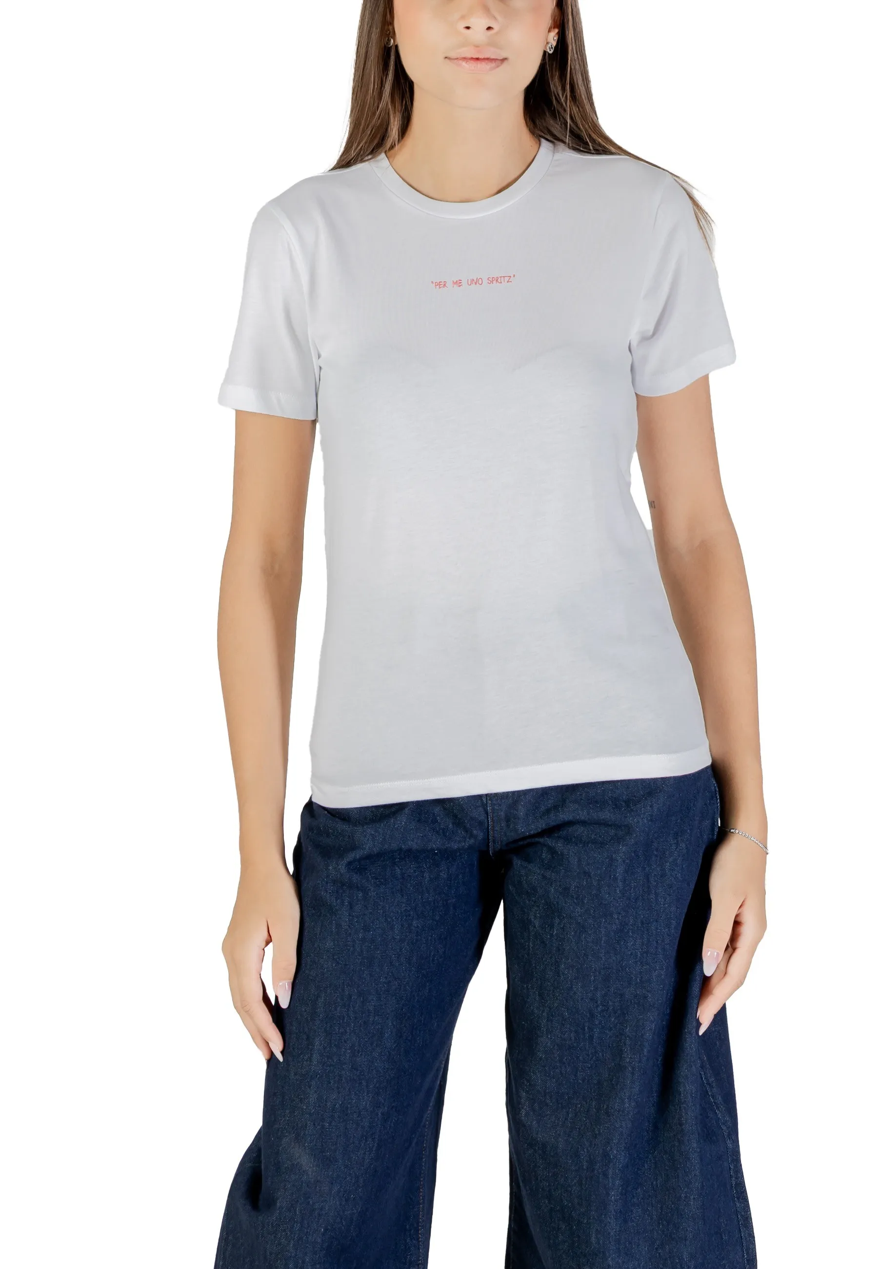 Only Damen T-Shirt Weiß 490562