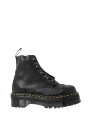 Schwarze Leder Dr. Martens Stiefel