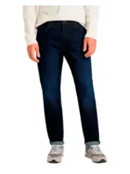 Dunkle Lee Jeans gerades Bein