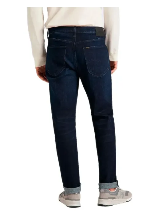 Dunkle blaue Lee Herren Skinny Jeans