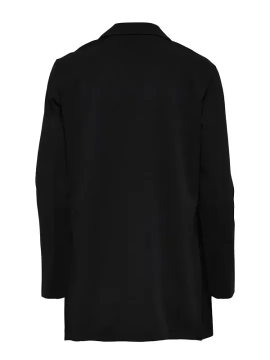 Schwarzes Langarm-Blazerhemd Jacqueline De Yong