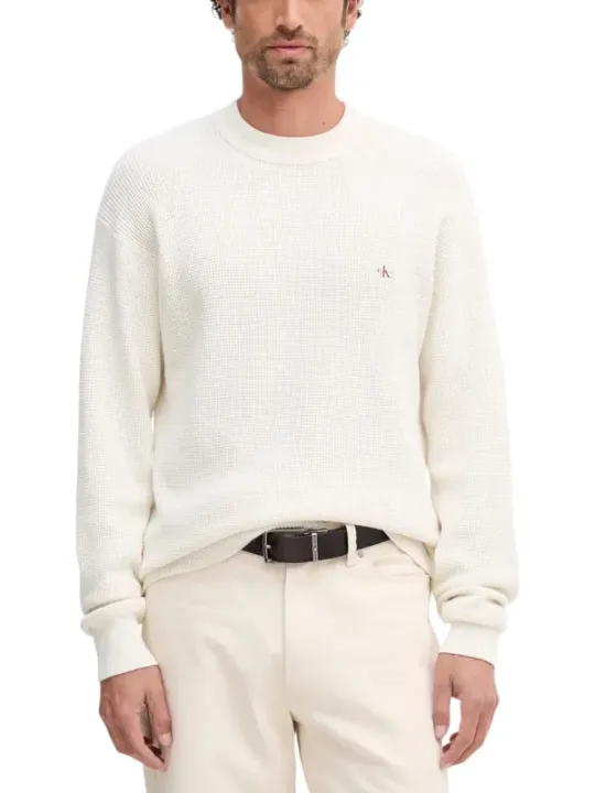 Calvin Klein Jeans Herren Pullover Beige | online kaufen