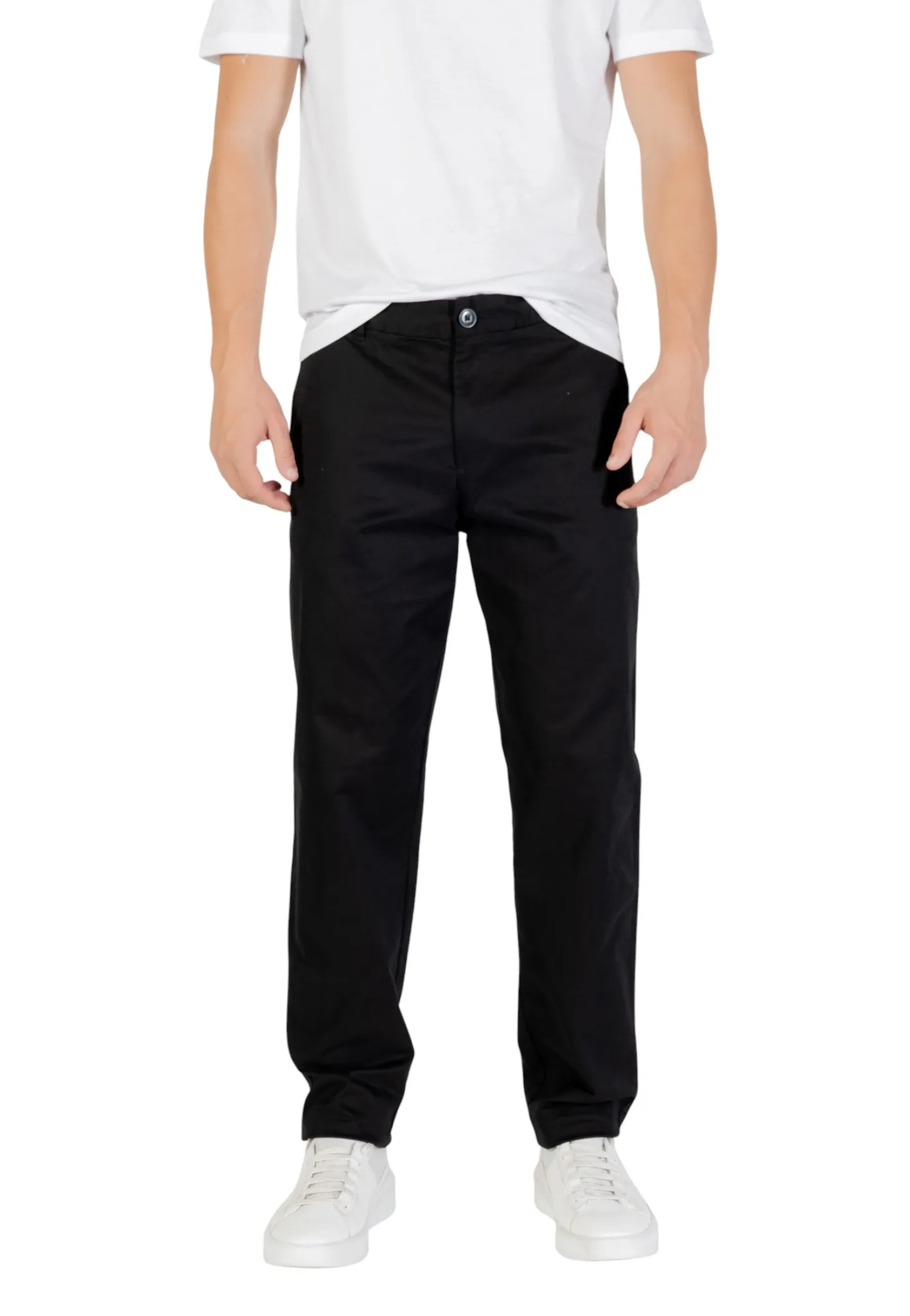 Herren Hose Schwarz 492394