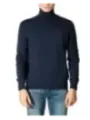 Navy Rollkragenpullover im lässigen Stil