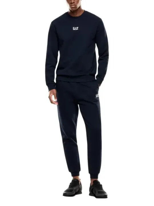 Ea7 Herren Fleece Blau | online kaufen