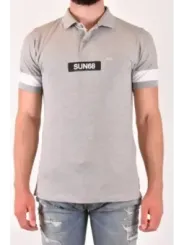 Sun68 Herren Polo Grau | online kaufen