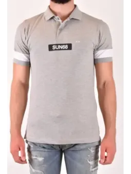 Sun68 Herren Polo Grau | online kaufen