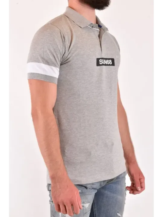 Sun68 Herren Polo Grau | online kaufen