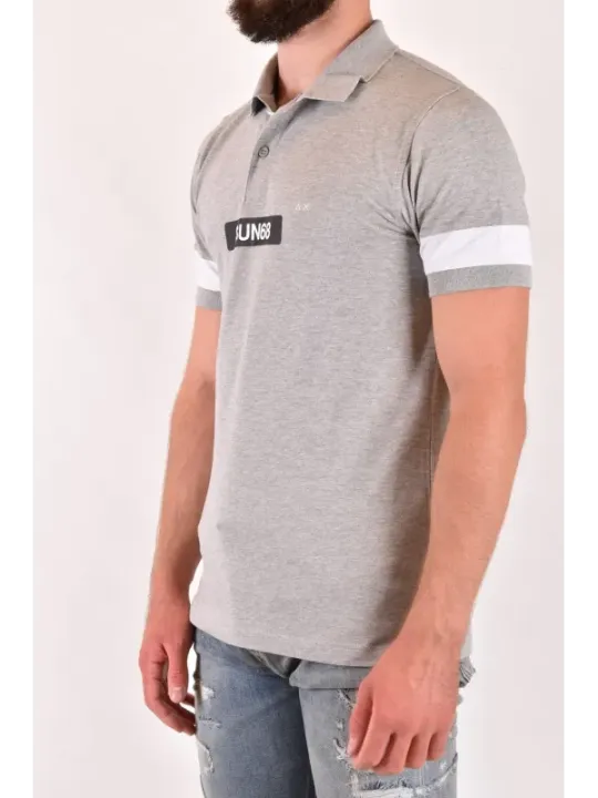 Sun68 Herren Polo Grau | online kaufen