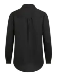 Schwarzes Hemd mit Rückenschlitz