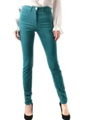 Elisabetta Franchi Damen Jeans Grün | online kaufen