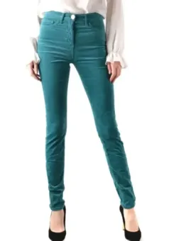 Elisabetta Franchi Damen Jeans Grün | online kaufen