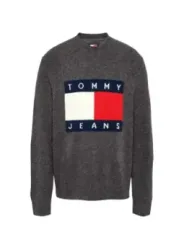 Tommy Jeans Herren Pullover Grau | online kaufen