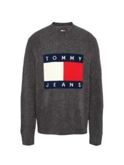 Tommy Jeans Herren Pullover Grau | online kaufen