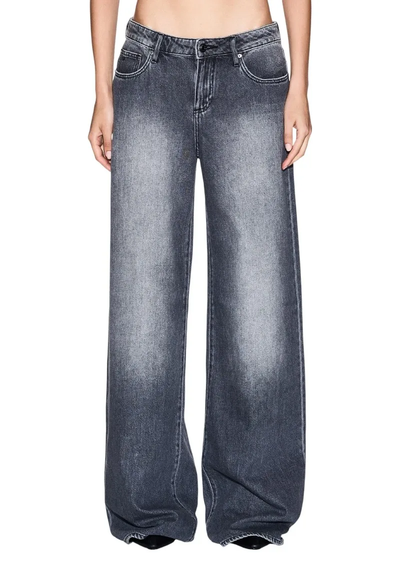 Damen Jeans Grau 491785
