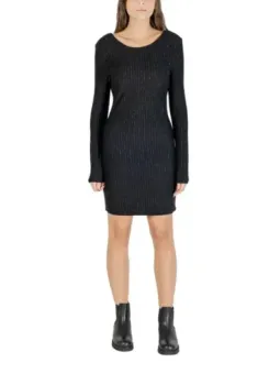 Jacqueline De Yong Damen Kleid Schwarz | online kaufen