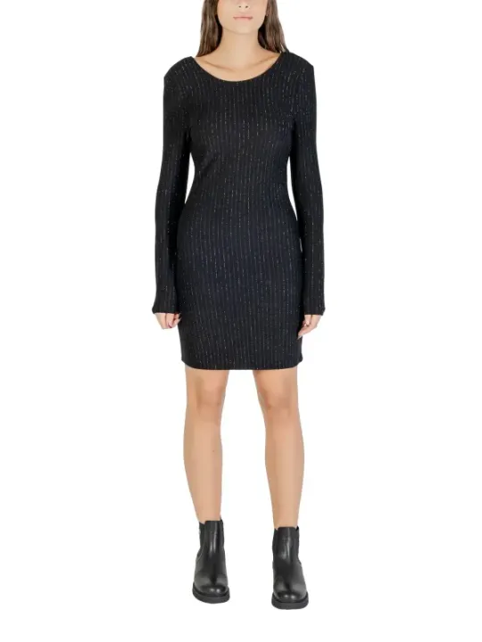 Jacqueline De Yong Damen Kleid Schwarz | online kaufen