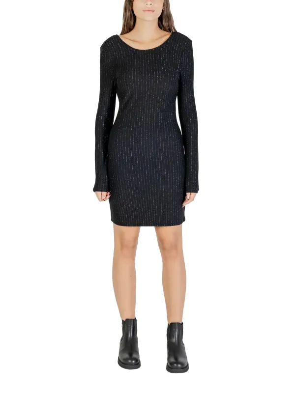 Jacqueline De Yong Damen Kleid Schwarz | online kaufen