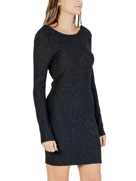 Jacqueline De Yong Damen Kleid Schwarz | online kaufen