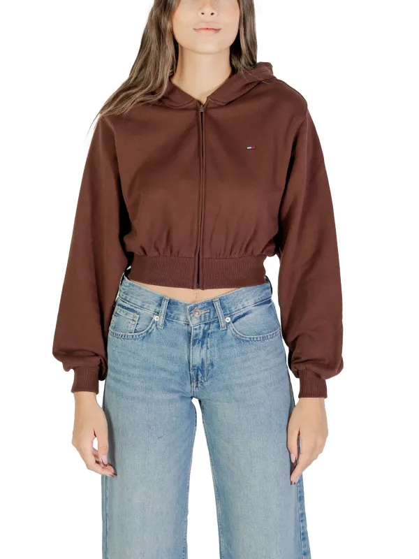 Tommy Hilfiger Jeans Damen Fleece Braun | online kaufen